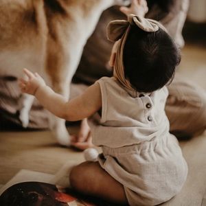 The Simple Folk Vintage Romper 0-3